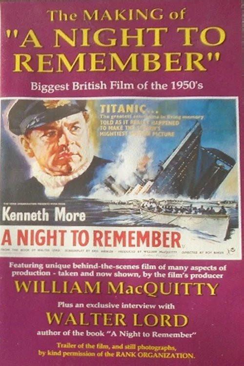 The Making of 'A Night to Remember' 1993 official movie poster