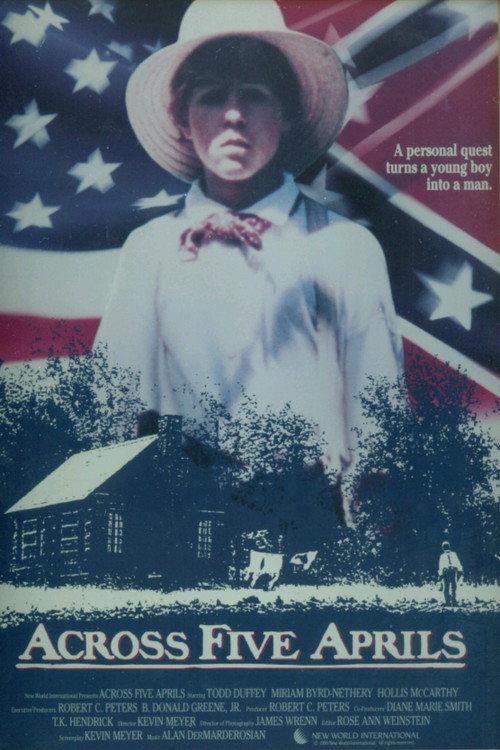 Across Five Aprils 1990 official movie poster