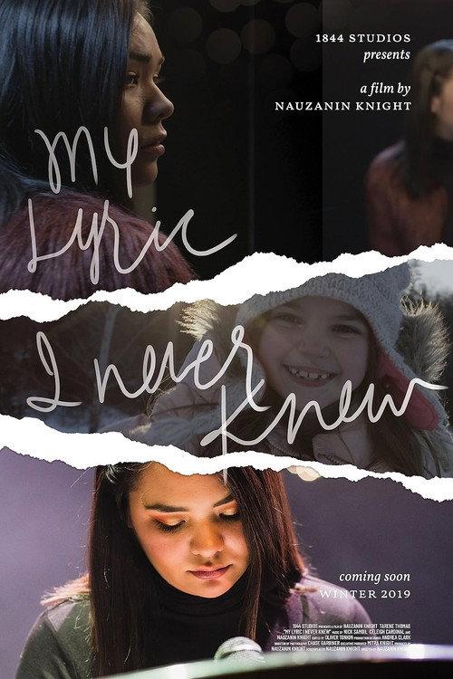 My Lyric I Never Knew 2019 official movie poster