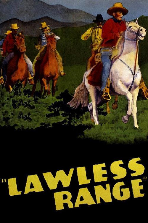 Lawless Range 1935 official movie poster