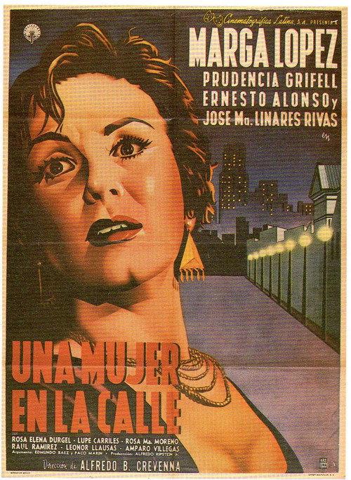 Una mujer en la calle 1955 official movie poster