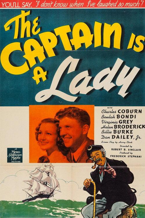 The Captain is a Lady 1940 official movie poster