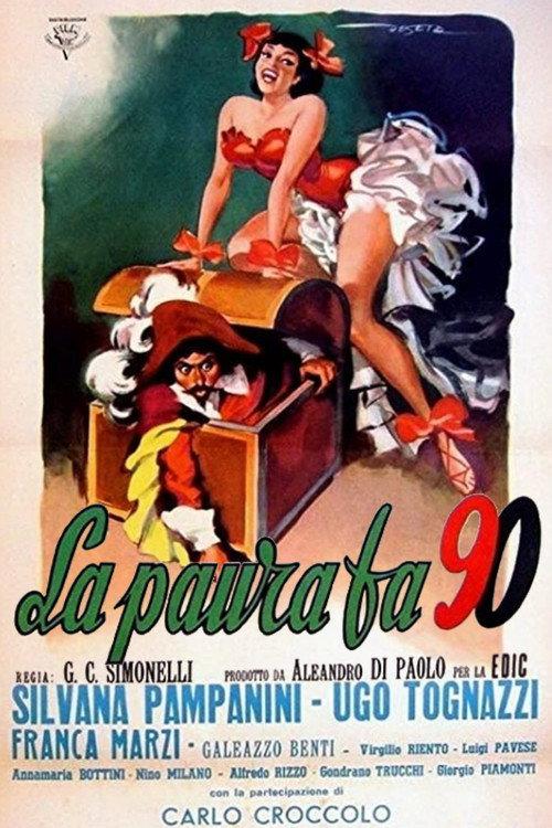 La paura fa 90 1951 official movie poster