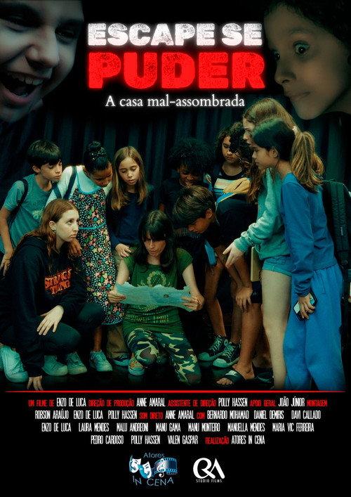 Escape se Puder: A casa mal-assombrada 2024 official movie poster