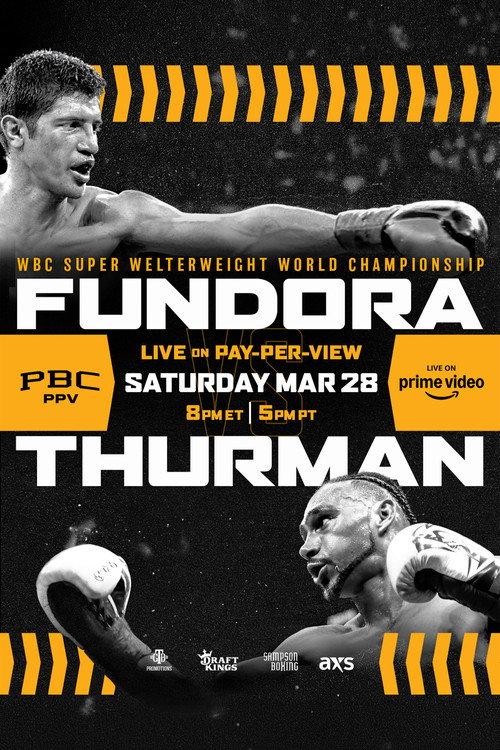 Sebastian Fundora vs. Keith Thurman 2026 official movie poster