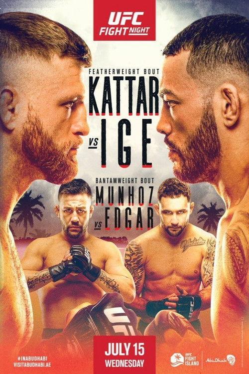 UFC on ESPN 13: Kattar vs. Ige 2020 official movie poster