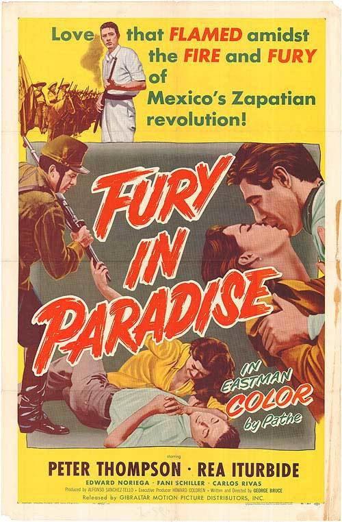 Fury in Paradise 1955 official movie poster