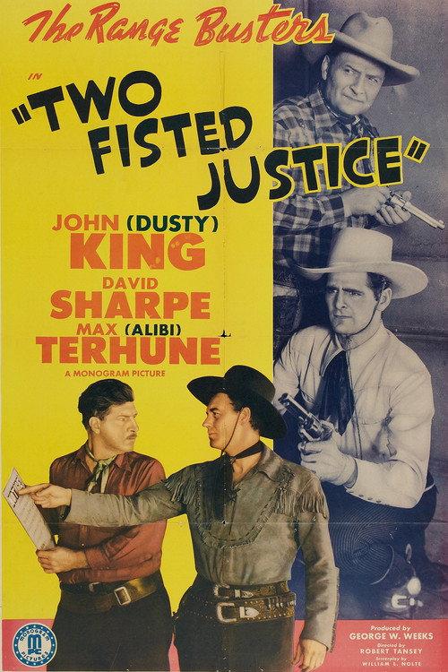 Two Fisted Justice 1943 official movie poster