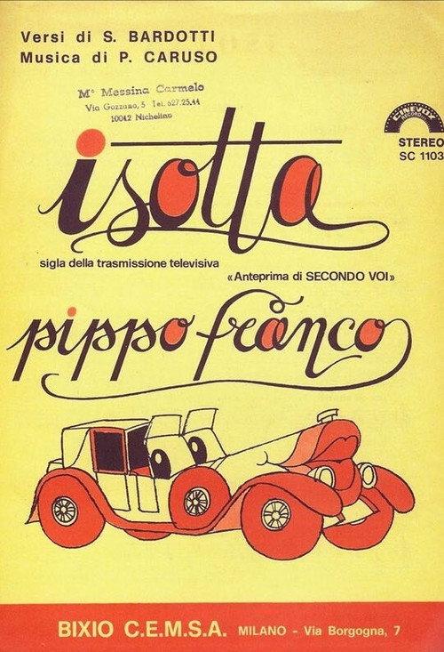 ISOTTA (SIGLA TV "SECONDO VOI") 1977 official movie poster