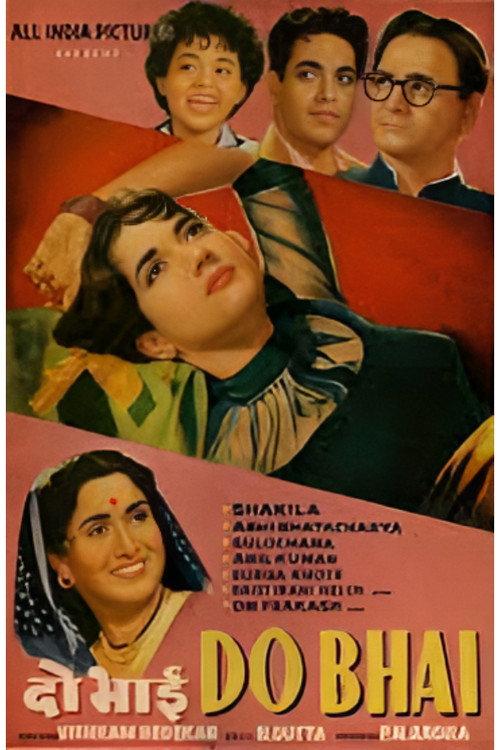 Do Bhai 1961 official movie poster