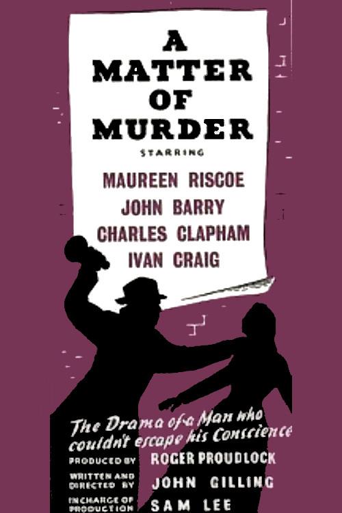 A Matter of Murder 1949 official movie poster
