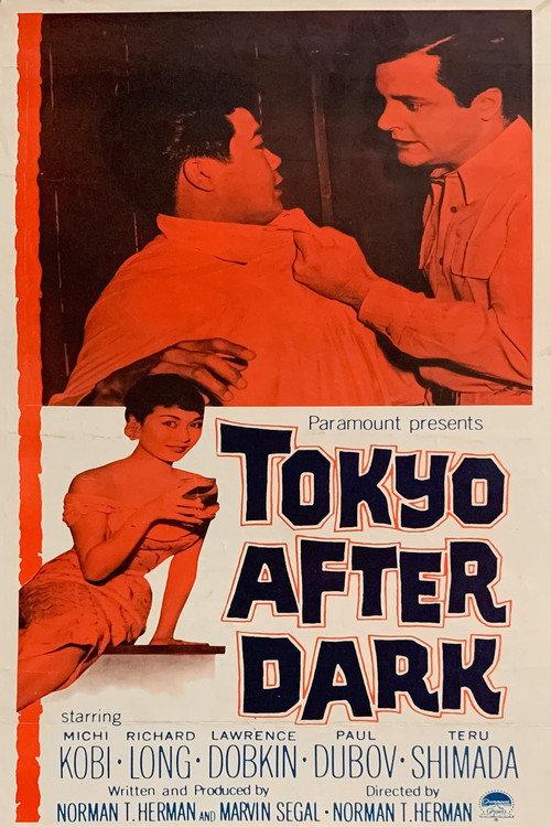 Tokyo After Dark 1959 official movie poster