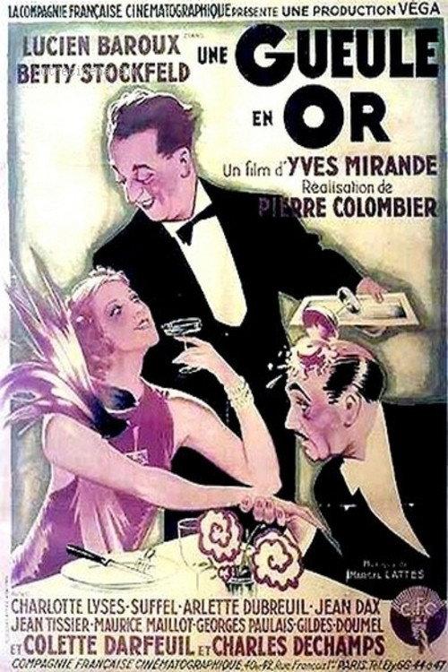 Une gueule en or 1936 official movie poster