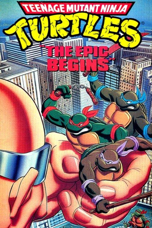 Teenage Mutant Ninja Turtles: The Epic Begins 1988 official movie poster