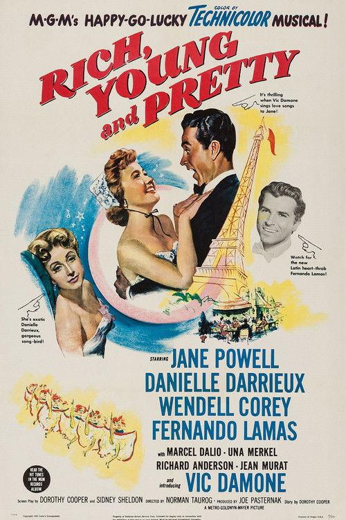 Rich, Young and Pretty 1951 official movie poster
