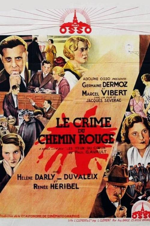 Le crime du chemin rouge 1933 official movie poster