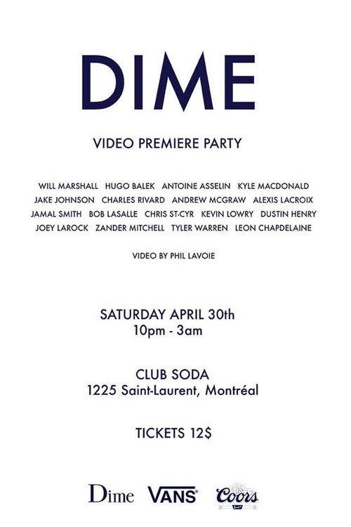 The Dime Video 2016 official movie poster