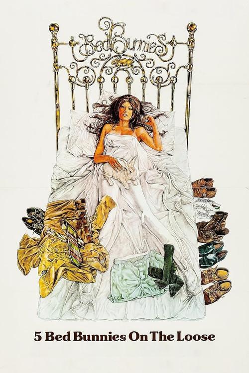 5 Bed Bunnies on the Loose 1972 official movie poster