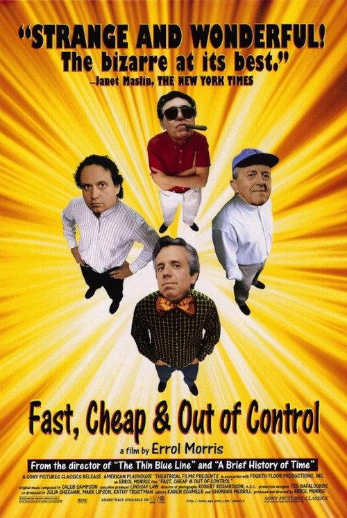 Fast, Cheap & Out of Control 1997 official movie poster