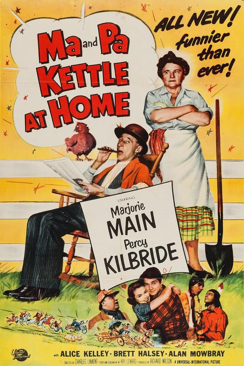 Ma and Pa Kettle at Home 1954 official movie poster