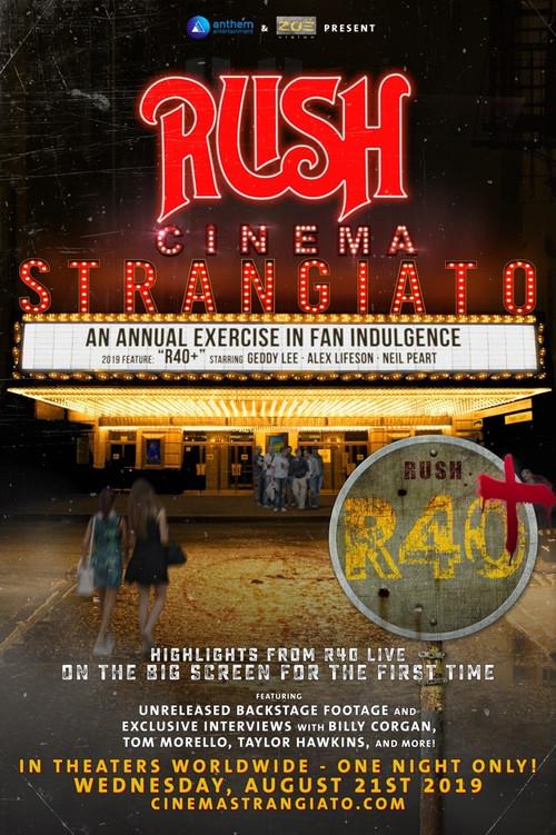 RUSH: Cinema Strangiato 2019 2019 official movie poster