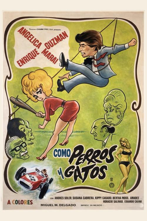 Como perros y gatos 1969 official movie poster