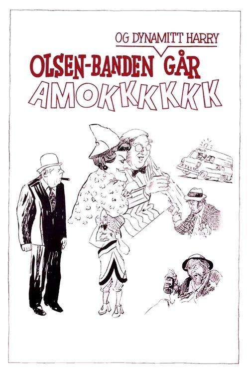The Olsen Gang and Dynamite-Harry Goes Wild 1973 official movie poster
