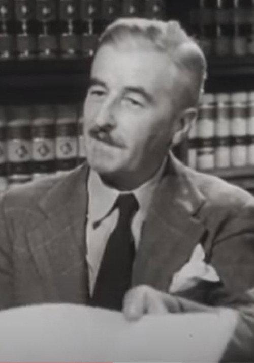 William Faulkner on his native soil in Oxford, Mississippi 1952 official movie poster