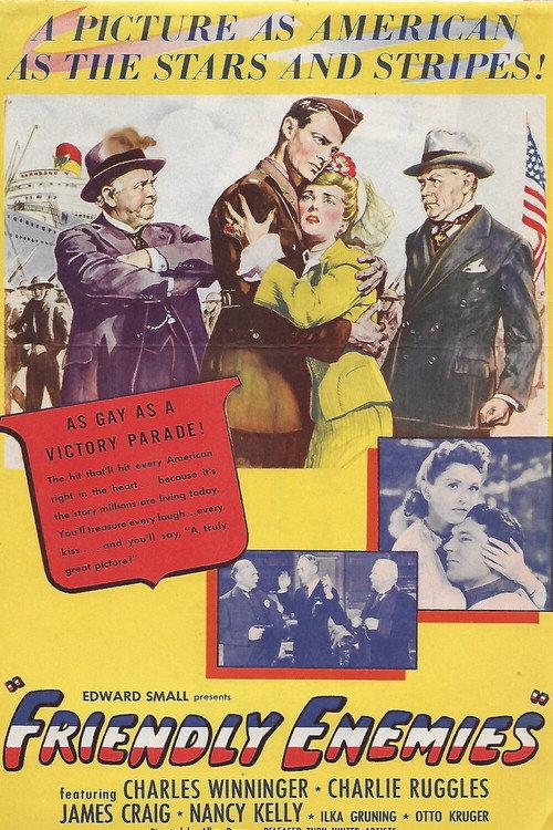 Friendly Enemies 1942 official movie poster