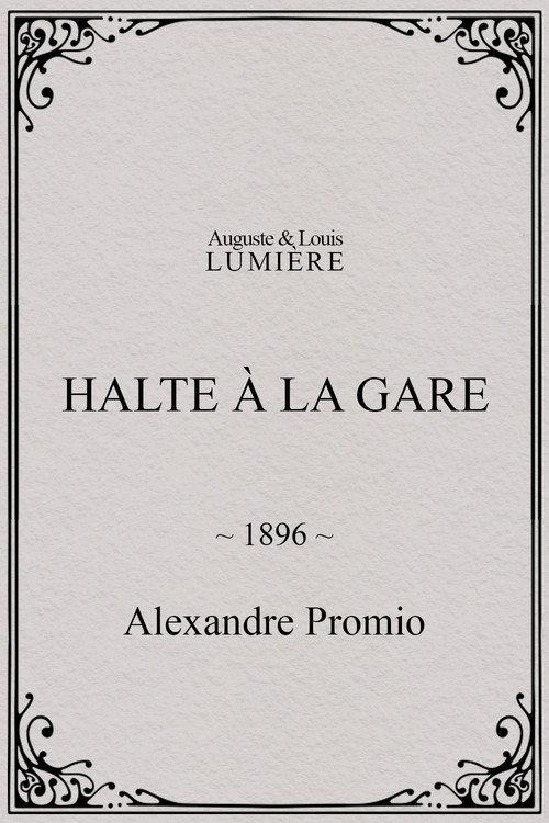 Halte à la gare 1896 official movie poster