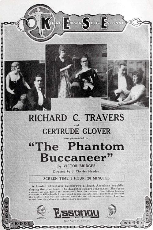 The Phantom Buccaneer 1916 official movie poster