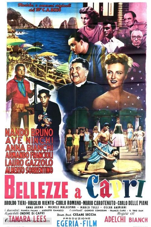 Beauties in Capri 1951 official movie poster