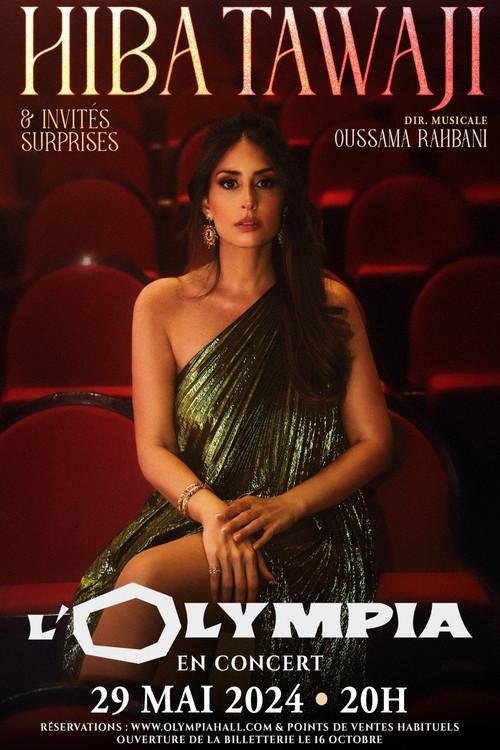 Hiba Tawaji à l'Olympia 2025 official movie poster