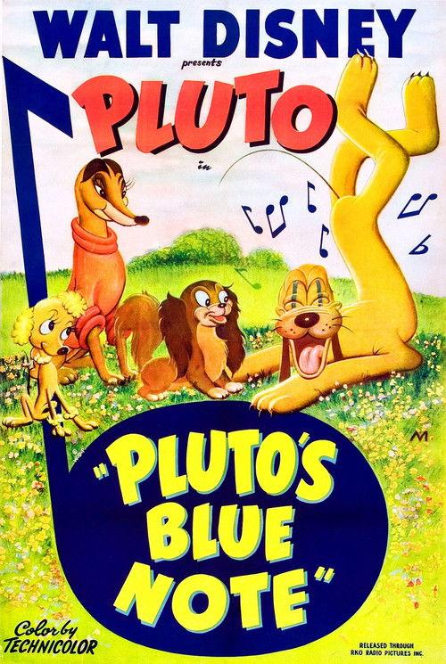 Pluto's Blue Note 1947 official movie poster