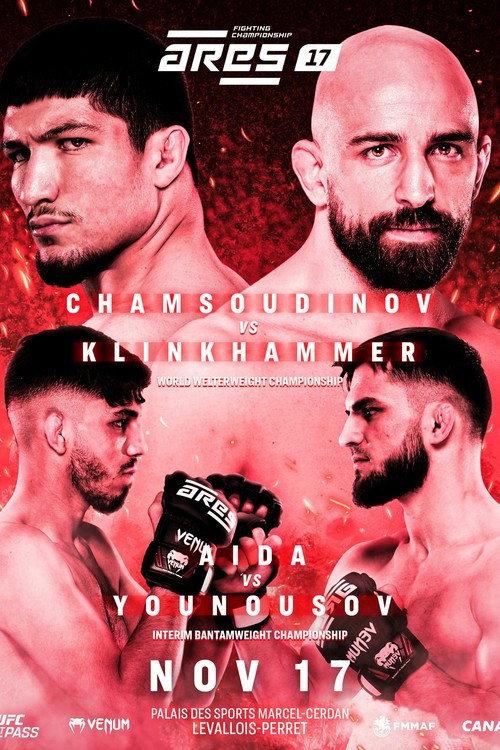 ARES Fighting Championship 17 : Aida vs. Younousov 2023 official movie poster