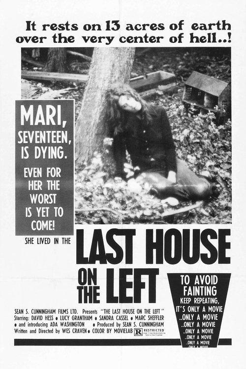 The Last House on the Left 1972 official movie poster
