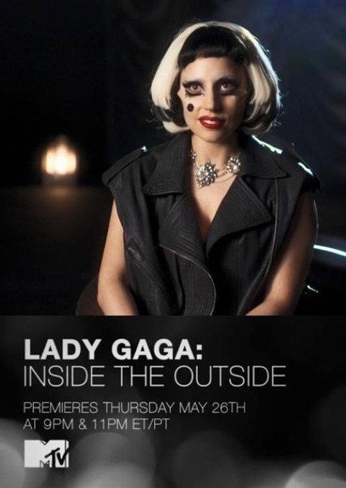Lady Gaga: Inside the Outside 2011 official movie poster