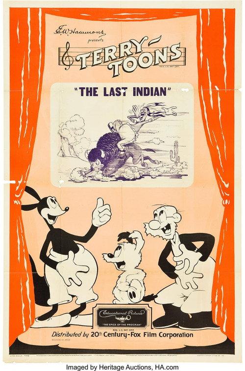 The Last Indian 1938 official movie poster