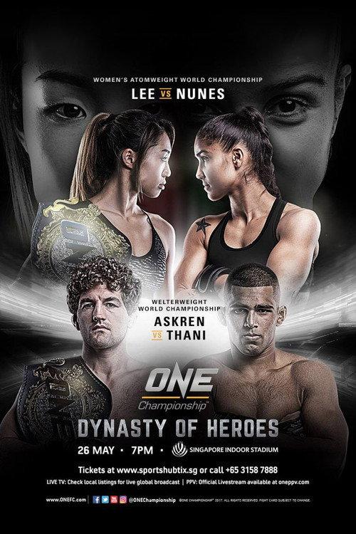 ONE Championship 54: Dynasty of Heroes 2017 official movie poster