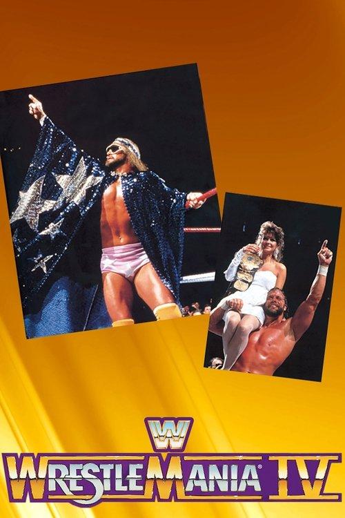 WWE WrestleMania IV 1988 official movie poster