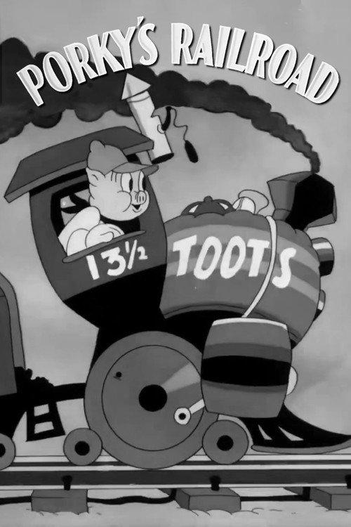 Porky's Railroad 1937 official movie poster