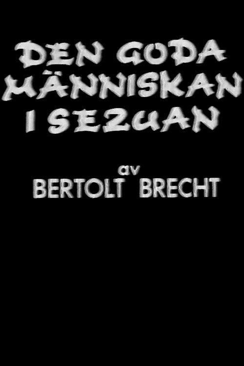 The Good Person of Szechwan 1973 official movie poster