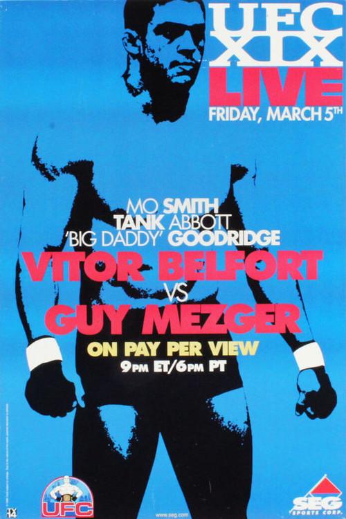 UFC 19: Young Guns 1999 official movie poster