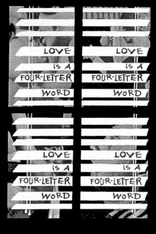 Love Is a Four Letter Word 1966 official movie poster
