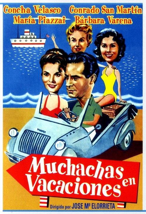 Muchachas en vacaciones 1958 official movie poster