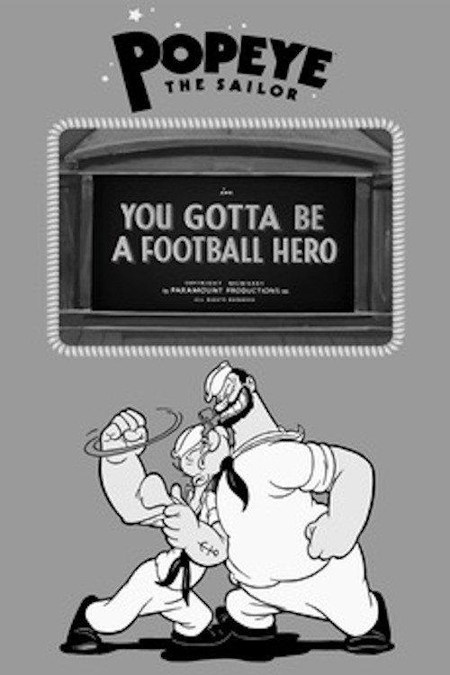You Gotta Be a Football Hero 1935 official movie poster