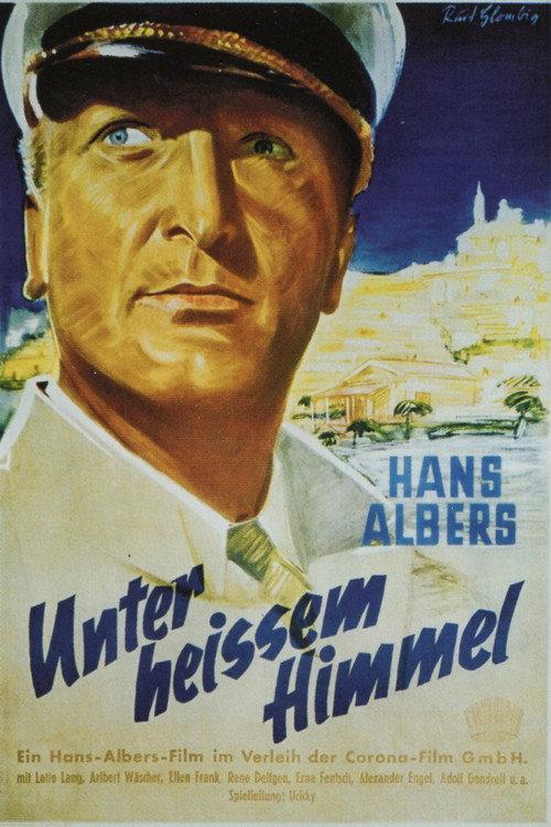 Under Blazing Heavens 1936 official movie poster
