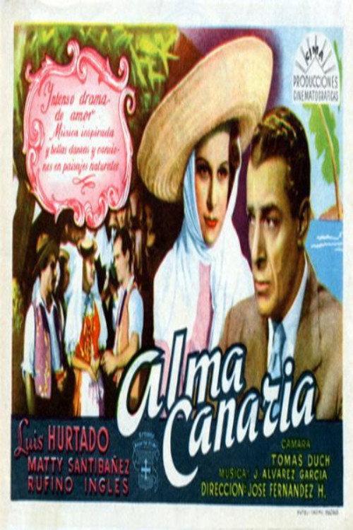 Alma canaria 1947 official movie poster