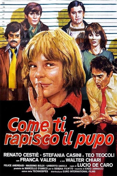 Come ti rapisco il pupo 1976 official movie poster