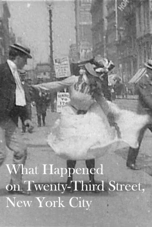 What Happened on Twenty-Third Street, New York City 1901 official movie poster